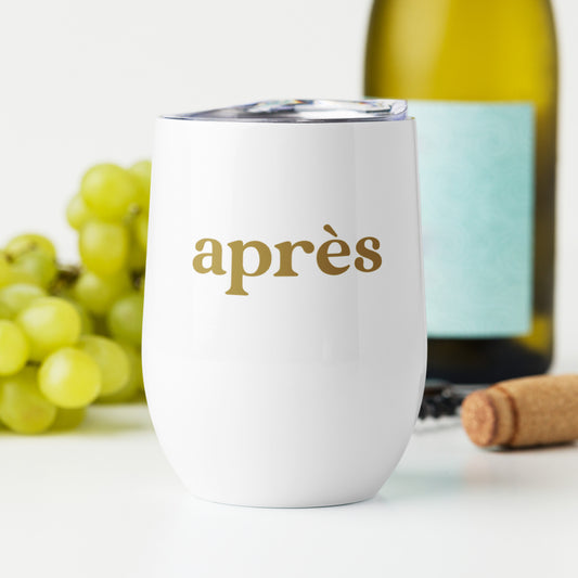 Apres Gold Wine Tumbler